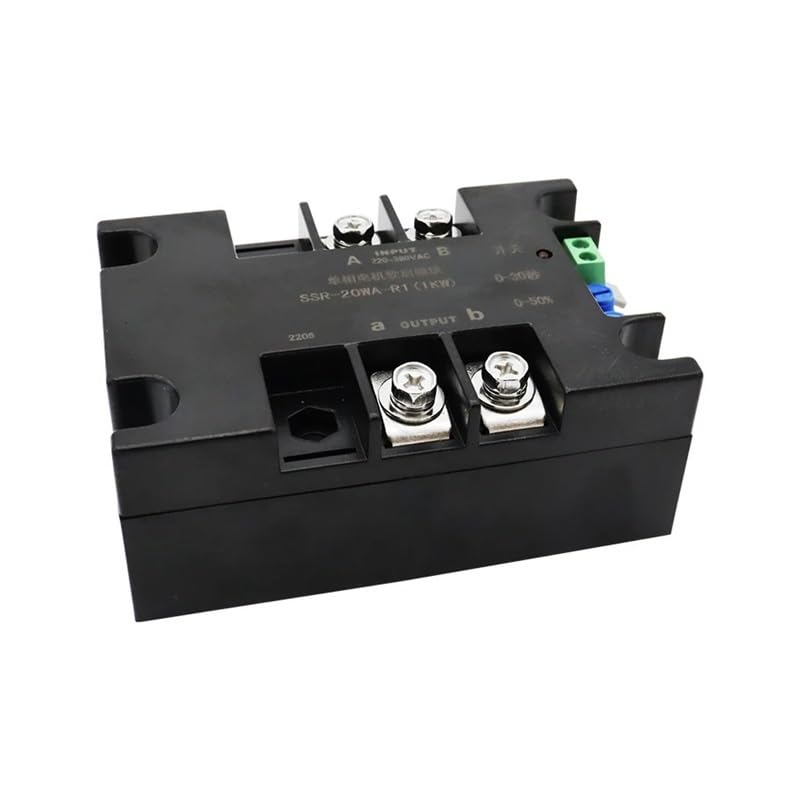 Single-Phase Intelligent Electronic Starter Soft Starter Soft Start Module Slow Start for Water Pump Electronic Starter 2KW4KW6KW8KW Fan(SSR-80WA-R1(3KW))