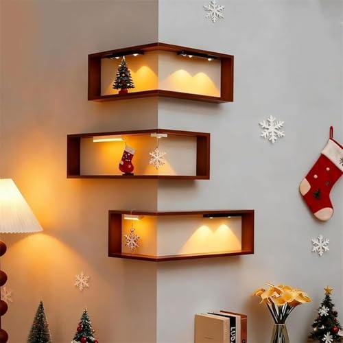 Estante De Esquina Iluminado Nuevos Estantes