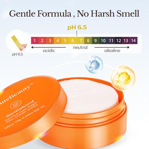 Image of AZUREBEAUTY 4-in-One Nail Prep Pads-Dehydrator & Primer Wipes for Gel, Acrylic & Press On Nails, No Spill, No Brush, Fast & Easy Nail Cleaner Prep, Travel Friendly 84PCS (2 Boxes)