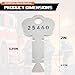 Fire Alarm Box Key 25460 - for Gamewell Fire Alarm Box, Elevator & Emergency Entry (2-Pack) | Heavy Duty Stainless Steel Christmas Tree Key | Firefighter Tools