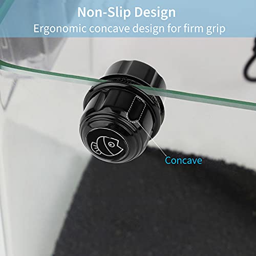 Pawfly Aquarium Magnetic Brush For Glass Fish Tanks 1.5 Inch Stain Scrubber Pads Cleaning Tool For 3/5 Inch Thick Fresh & Marine Aquariums Up To 10 Gallons (Not For Acrylic & Plastic Tanks) #TOP5