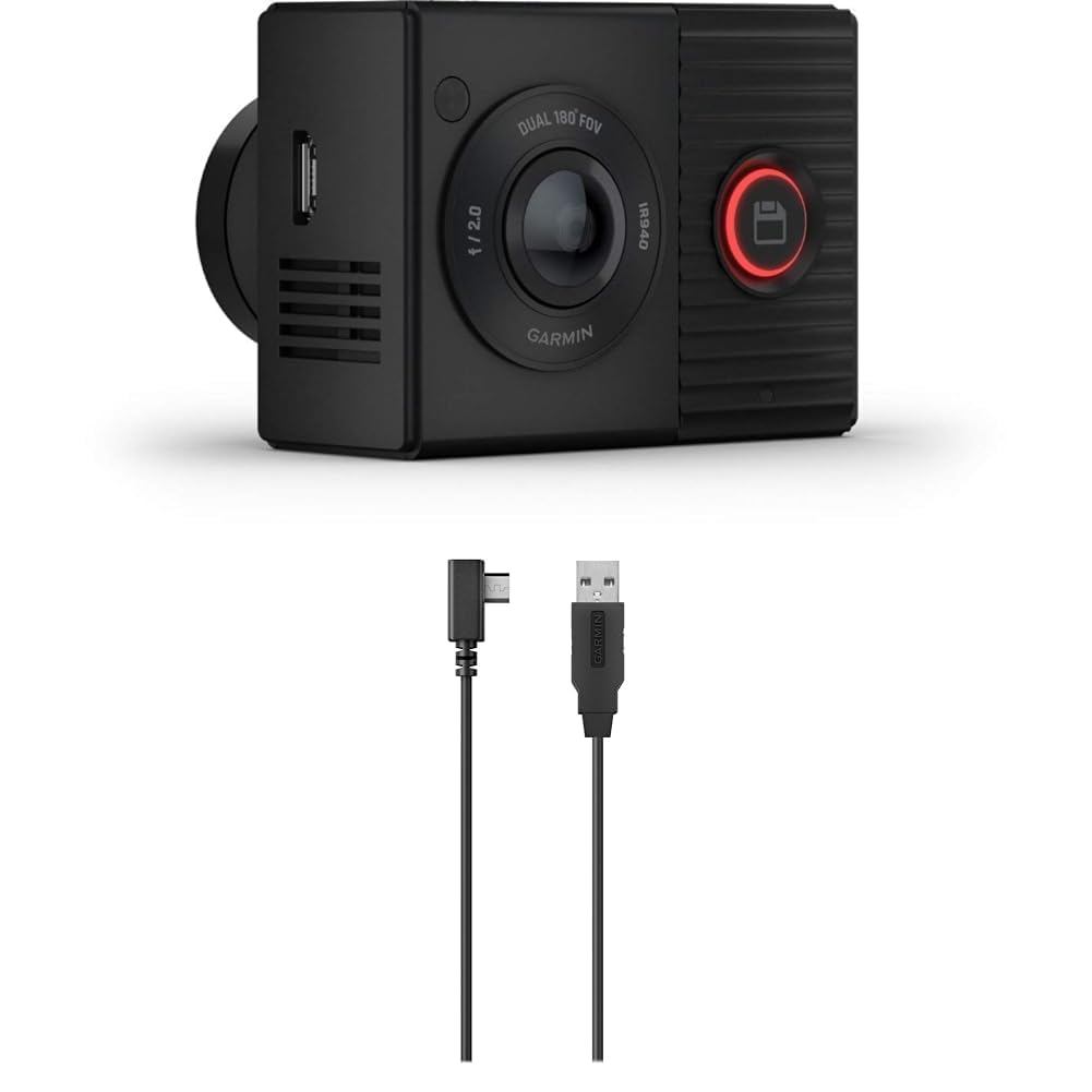 Garmin Tandem Dual Channel Rideshare 180 Degree Dash Cam