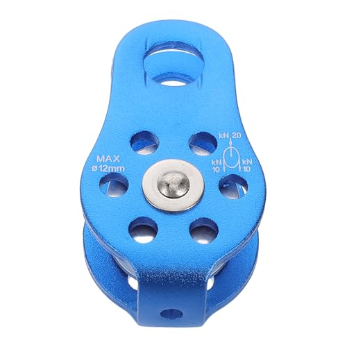 Gatuida Polea De Micro Polea De Placa Fija Escalada Polea De Transporte De Una Sola De Las Poleas para Transportar Deportes De Rappel De Escalada