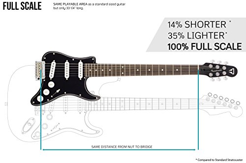 Traveler Guitar Sac de transport électrique 6 cordes Touche Catalpa noir brillant - Les Beatles, Paul McCartney, John Lennon, RIngo Starr, George Harrison Traveler Guitar Sac de transport électrique 6 cordes Touche Catalpa noir brillant – Image 4