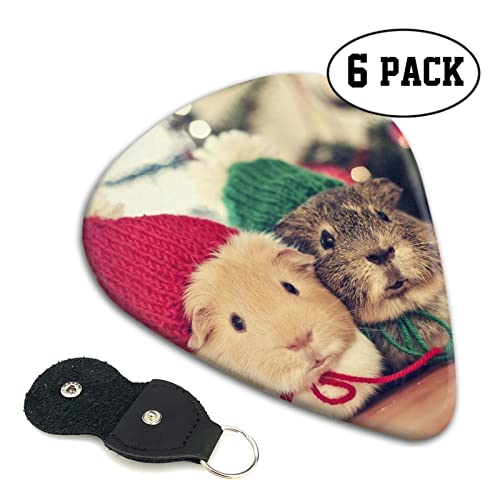 Ensemble de 6 médiators de guitare mignons cochons d’Inde pour guitare acoustique, guitare électrique, basse, ukulélé… - Les Beatles, Paul McCartney, John Lennon, RIngo Starr, George Harrison Ensemble de 6 médiators de guitare mignons cochons d'Inde pour guitare acoustique, guitare électrique, basse, ukulélé… – Image 3