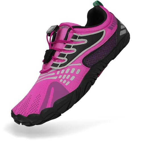 Image of SAGUARO Womens Mens Barefoot Shoes Minimalist Trail Runner Wide Toe Box Zero Drop Outdoor Cross Training Shoe