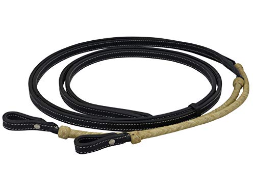 German Riding Westernzügel Waterloop - Schwarz 255cm Polypropylen