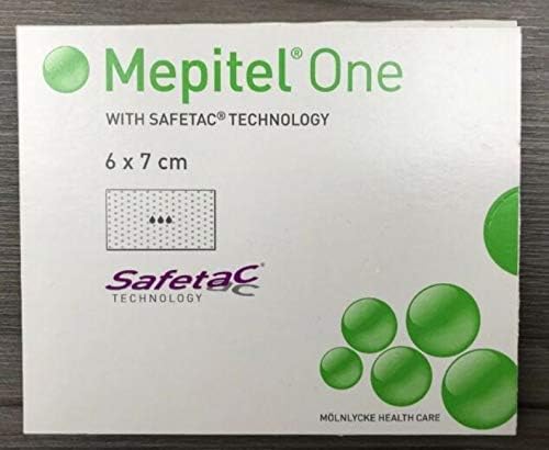 Mepiform Mepitel One Safetac Wound Dressing 6cm x 7cm x 5