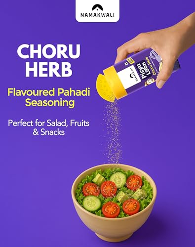 Image of Namakwali Flavoured Pahadi Salt Seasoning Gandhrain or Choru Flavour, 100 Gram | Seasoning for Popcorn, Noodles, Salad, Raita, Juice, Fruits, Sweet Corn, Makhana and more | 100% Organic & No Preservatives | Shark Tank India