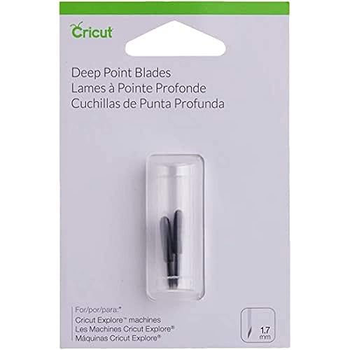 Cricut Provo Deep Cut 2 piezas de cuchillacarcasa, 0.5 pulgadas de largo x 3 pulgadas de ancho x 4.5 pulgadas de alto, versión original, 2 unidades