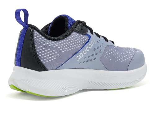 Saucony Ride Kdz Grey/Black/Blue 060 Width-M - image 3