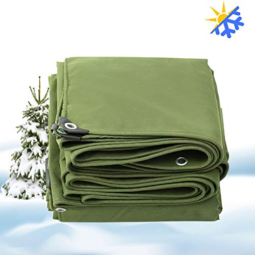 Preisvergleich Produktbild Abdeckplanen Mit Ösen Wasserdicht, Chutzplane Gartenmöbel Plane Wasserdicht Sgewebeplane Bootsplane Mit Ösen Winter Wetterfest Abdeckplane Fürs Auto, Garten, Motorrad, Holz Garten,3X6m / 10x20ft