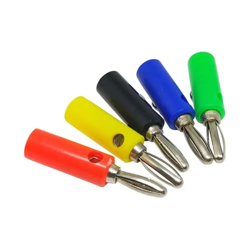 Conector banana de 4 mm y terminal altavoz sin soldadura para cable de audio 2