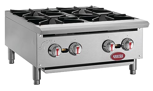Kratos 29Y-071 24-inch 4-Burner Commercial Hot Plate