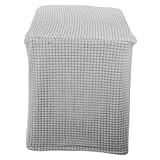 Toyvian Funda Cuadrada Elástica para Taburete Protector Antipolvo para Asiento de Cubo Cubierta Cómoda para Cambiar Zapatos Adecuada para Taburetes Redondos y Cuadrados Cocina Comedor Bar