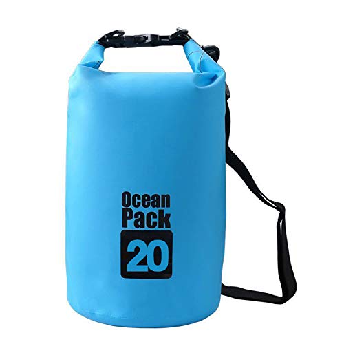 Acever Outdoor Dry Sack/Floating Waterproof Bag 2L/3L/5L/10L/15L/20L/30L for Boating, Kayaking, Hiking, Snowboarding, Camping