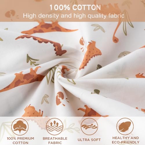 Image of Bunnikins & Clover Toddler Pillows with Pillowcase, 13 inchx18 inch Soft Cotton Kid Pillows for Sleeping, Bedding Small Pillow for Boys and Girls Aged 2-5 Years
