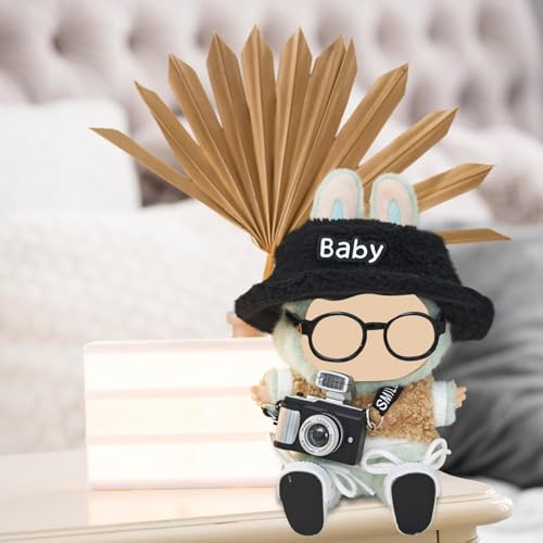 Topassion Puppenkleidung für 17cm, Einfach an und auszuziehen Puppenzubehör, Plüsch La bubu Puppen Bekleidung, Mini Kuscheltier Outfit, Bekleidungszubehör Geeignet zum Fotografieren und Sammeln