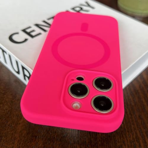 Coque de chargement sans fil silicone mat magnétique iPhone 16 15 14 Pro Max