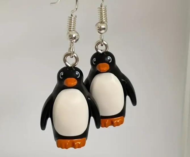 Boucles d'oreilles pingouin pour illuminer vos tenues d'hiver