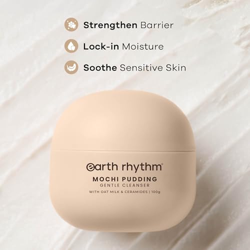 Image of Earth Rhythm Oats Mochi Cleanser - Barrier Repair with Ceramides 100g
