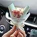 Car Air Vent Dried Flower Bouquet, Red Mini Dried Flowers Bouquet for Car Air Vent Clips,Air Outlet Perfume Decoration,Interior Accessories Decoration, Automotive Air Fresheners