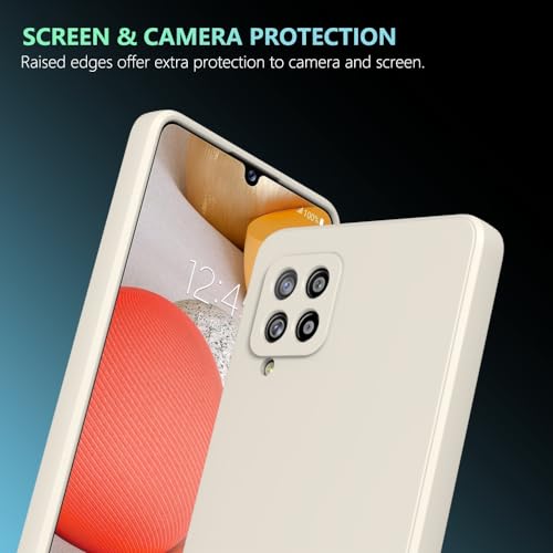 Image of for Samsung Galaxy A42 Case White, Scratch Resistant with Soft Touch, Slim Thin Phone Cover for Samsung Galaxy A42