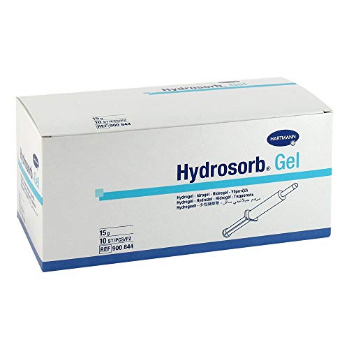 Hydrosorb Gel - Gel para el tratamiento de heridas, 15 g, estéril (10 unidades)