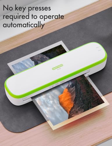 Laminator Machine 9-Inch Thermal – Fast Warm-Up, Jam-Free, Quiet – Includes Sheets, Cutter & Corner Rounder – for Home, School, Office – Fits A4 & Letter Size – Made for Canada image 4
