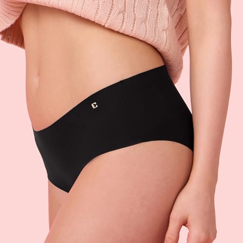 Image of Enamor Innovations Invisi, All Day Comfort, Mid Waist Hipster Panty for Women - No Visible Panty Lines, Sweat Wicking, Free Cut, Full Coverage - PH40