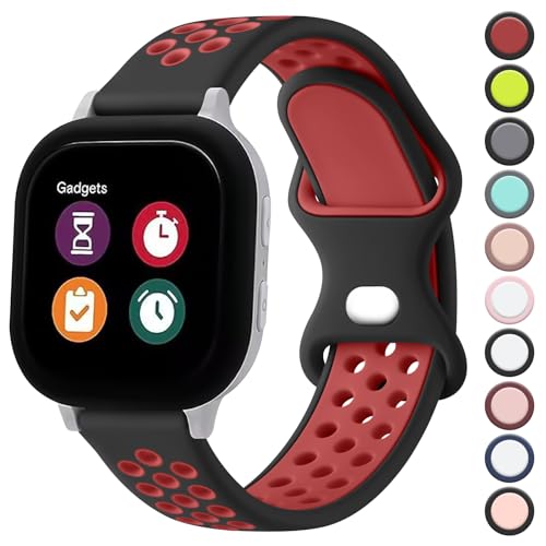 Meliya Silicone Band Replacement for Gizmo Watch 3 2 1 Bands/Gabb Watch 3 2 1 Bands for Kids, 20mm Breathable Waterproof Sport Gizmo Watch Band Replacement Gabb Watch Bands for Boys and Girls