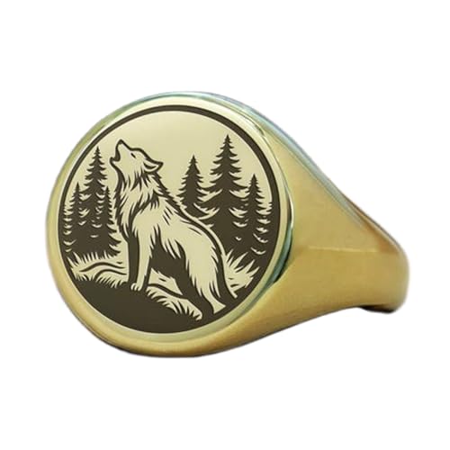 Bague mythologie nordique en argent doré : le bijou cadeau idéal pour homme et femme
