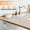 FEXIA 2 Rolls Shelf Liners for Kitchen Cabinets Non-Slip Drawer Liner 24 Inches x 20 FT Waterproof & Oil-Proof Non Adhesive Durable Material Fridge Liner for Shelves #4