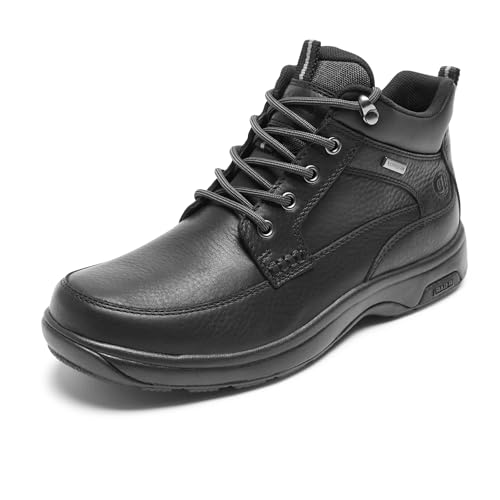 Dunham 8000 Mid Boot, BLACK LEATHER, 11.5