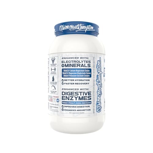 Image of VMI Sports | ProtoLyte Whey Isolate Protein Powder | Low Calorie Whey for Weight Loss and Muscle Gain | Digestive Enzymes | Non-GMO (1.6 lb, Strawberry)