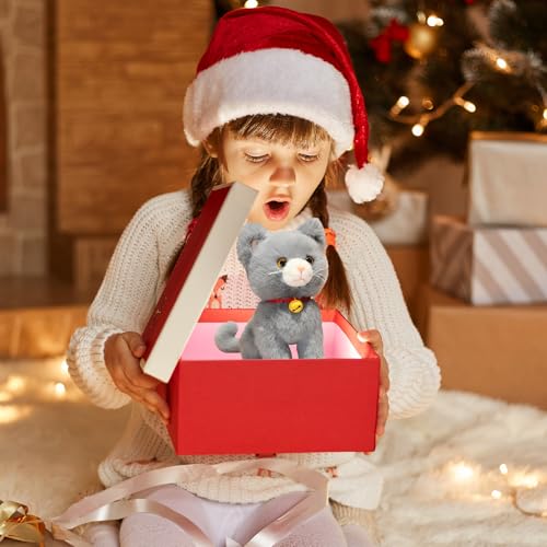 Peluche douce chat de 27 cm comme premier coussin d'anniversaire - 2