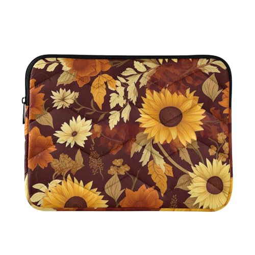 Funda para portátil de 13-14 pulgadas Sunflower Autumn impermeable miniatura 1