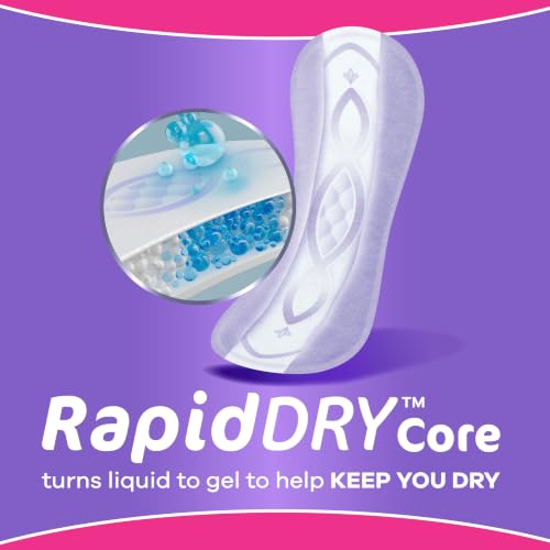 Always Discreet Incontinence Panty Liners for Women with Bladder Leaks, Size 2, Very Light Absorbency, Regular Length, Up to 100% Bladder Leak Protection 48 CT - image 5