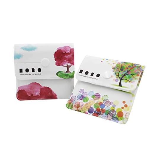 Reccisokz Bolsas de Ceniza 2 de Bolsillo Blancas - PVC Resistente al Fuego - Sin olores - Compacto portátil - Pez Arco Iris de diseño Exclusivo y Gato psicodélico (Árbol de fantasía y pintura al óleo)