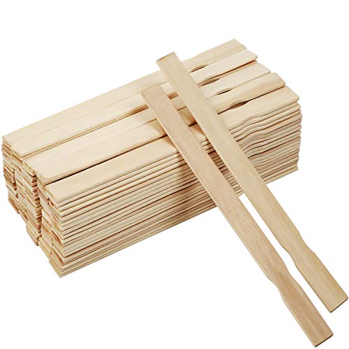 KINJOEK 100 PCS Paint Stir Sticks for Crafts