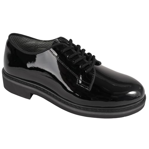 Rothco Uniform Hi-Gloss Oxford Dress Shoe Formal Dress Shoe
