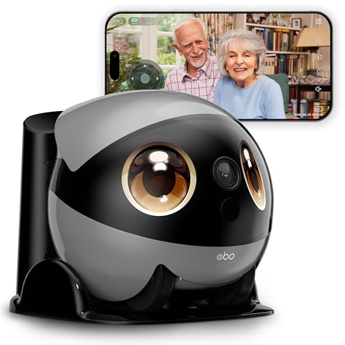 Enabot EBO Robot Vigilancia Hogar AI Air 2 Plus: Cámara 3K Batería, Caras Personalizadas, Monitor Mascotas Visión Nocturna, Patrulla Auto, Autocarga, Audio Bidireccional (Gris Orbita) Enabot EBO Robot Vigilancia Hogar AI Air 2 Plus: Cámara 3K Batería, Caras Personalizadas, Monitor Mascotas Visión Nocturna, Patrulla Auto, Autocarga, Audio Bidireccional (Gris Orbita)