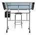 SD Studio Designs Studio Designs 2 Piece Vision Modern Metal Hobby, Craft, Drawing, Drafting Table, Mobile Desk with 40.75