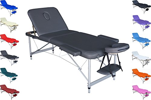 POLIRONESHOP MERCUR Massageliege behandlungsliege massagebank aluminium leicht