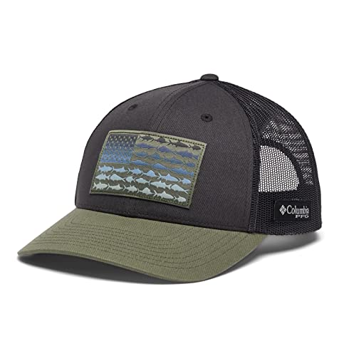 Image of Columbia Unisex-Adult PFG Snap Back Fish Flag Ballcap