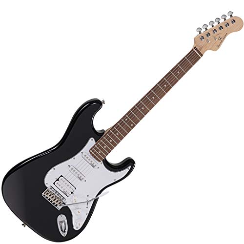 Soundsation Rider-Pro-Rsh Bk Chitarra Elettrica Double Cut Single Coil Humbucker