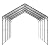 12x20ft Heavy Duty Metal Carport with Galvanized Steel Frame & Roof, Removable PE Sidewalls for Car, Boat, Truck Storage, Weather-Resistant