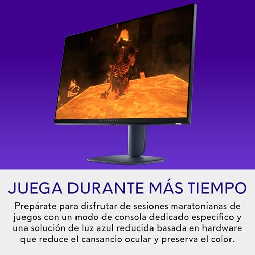 Miniatura 5 de Alienware 27 Monitor Gaming - AW2725DM, QHD (2560x1440), 180Hz, Fast IPS, 1ms, NVIDIA G-Sync Compatible, AMD FreeSync, 95% DCI-P3, HDR400, DisplayPort, 2 HDMI, 3 USB, 3 Años de Garantía