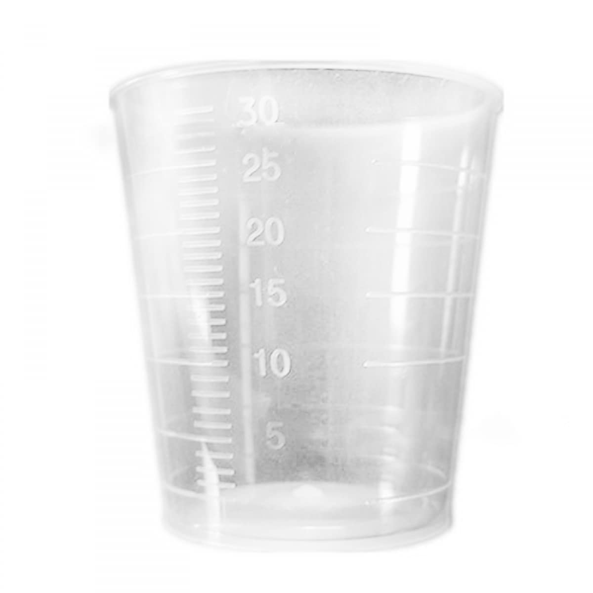 NC 10pcs Transparent Clear Plastic Double-Scale Medicine Measuring Cup 15ml/30ml