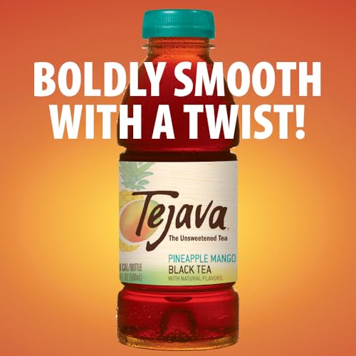 Tejava 40318 Pineapple Mango Black Iced Tea, 12 Pack, 16.7Oz Pet Bottles, Unsweetened, Non-Gmo, Kosher, No Sugar Or Sweeteners, No Calories, No Preservatives thumb #3